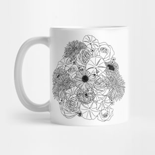 SEPTEMBER Birth Flower Bouquet Design Mug